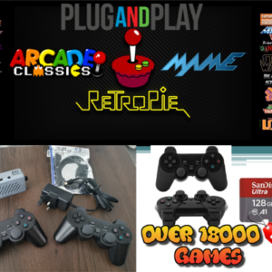 Ultimate Raspberry Pi 3B  Retro 18000 Games Console – 128GB Arcade Gaming Machine Retropie