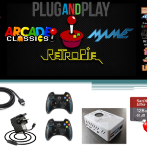 Raspberry Pi 4 model B Retro Games Console -128GB Arcade Gaming Machine Retropie